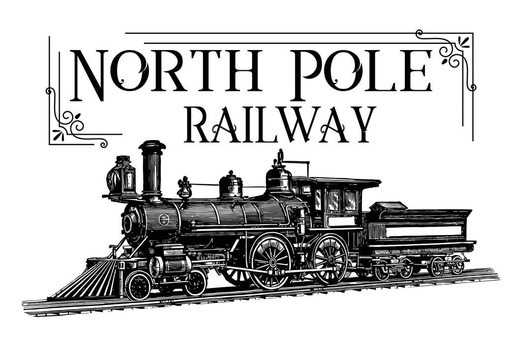 Stencil - North Pole Railway (Magnolia Design Co)