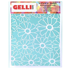 Load image into Gallery viewer, Stencil - Flowers 8&quot; x 10&quot; (Gelli Arts)