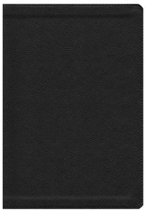 CSB Giant Print Reference Bible (Genuine Leather, Black Indexed)