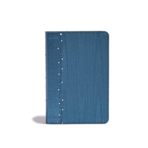 CSB On-The-Go Bible (Slate Blue Imitation Leather)