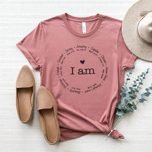 T-Shirt - I Am (Faithful & Co)