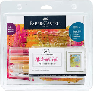 20 Minute Studio Abstract Art for Beginners – Mixed Media (Faber-Castell)