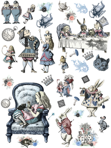 Transfer Art - Alice In Wonderland  (Dixie Belle)