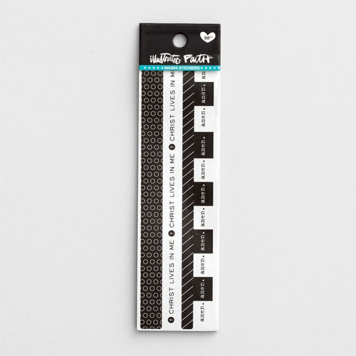 Washi Stickers -Christ Lives in Me (Illustrated Faith)