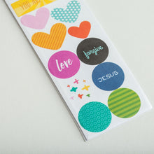 Load image into Gallery viewer, Washi Stickers - Faith Hope Love (Illustrated Faith)