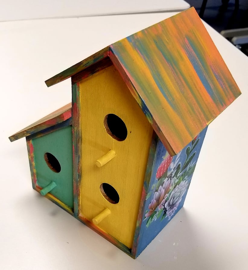 Wood Bird House
