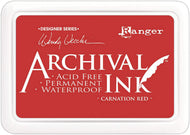 Archival Ink Pad - Carnation Red (Ranger)