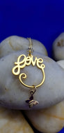 Love Gold Charm Holder