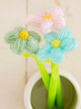 Load image into Gallery viewer, Pen - Happy Gel Ink Pen Set - Crochet Flower (Natural Life)