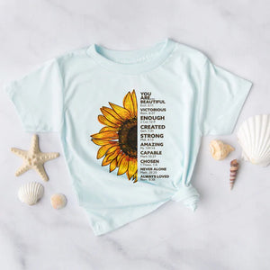 T-Shirt - You Are - Sunflower (Faithful & Co)
