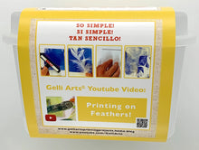 Load image into Gallery viewer, Feather Printing Kit (Gelli Arts)