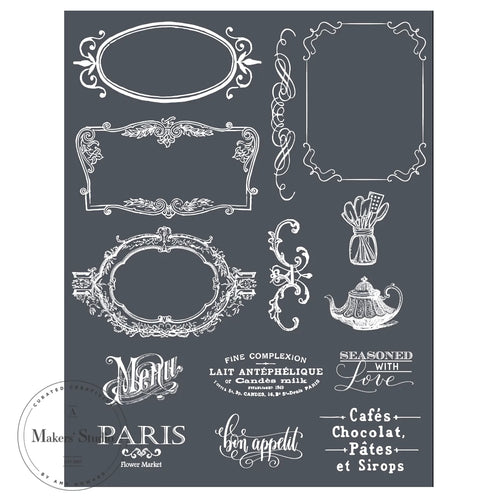 Stencil - Frames and Phrases (A Maker's Studio)