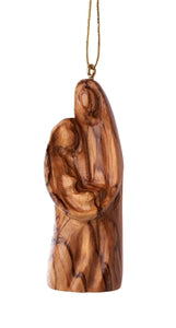 Ornament - Olive Wood - Holy Family (3")