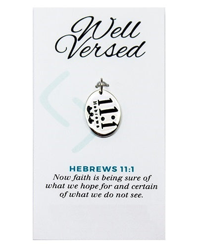 Scripture Charm - Hebrews 11:1