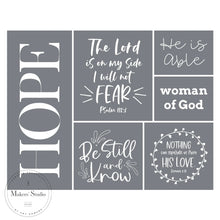 Load image into Gallery viewer, Stencil - Bible Verses (A Maker&#39;s Studio)