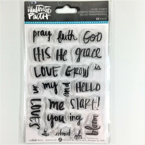 Stamps - Pray, Faith, God (Illustrated Faith)