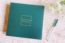 Load image into Gallery viewer, CSB Illustrating Bible (Spiral Bound, Green)