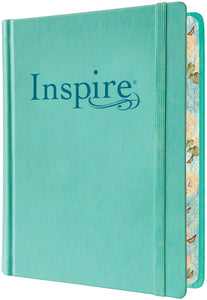 NLT Inspire Bible for Creative Journaling (Teal Hardcover LeatherLike)