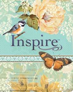 NLT Inspire Bible for Creative Journaling (Teal Hardcover LeatherLike)