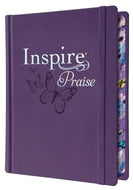 NLT Inspire Praise Bible for Coloring and Creative Journaling (Purple Hardcover)