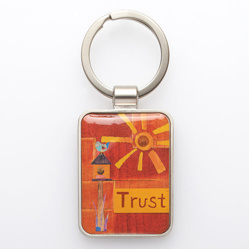 Metal Key Chain: Trust God's Unfailing Love