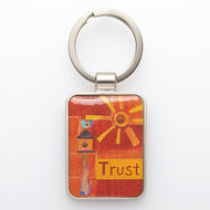 Metal Key Chain: Trust God's Unfailing Love