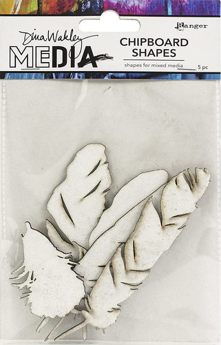 Chipboard Shapes - Feathers (Dina Walkley)
