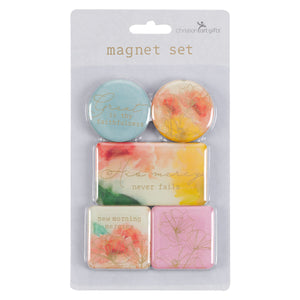 Magnet Set - Watercolor Pastel Meadow