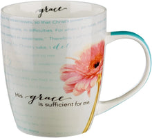 Load image into Gallery viewer, Mug - His Grace is Sufficient for me, 12 oz