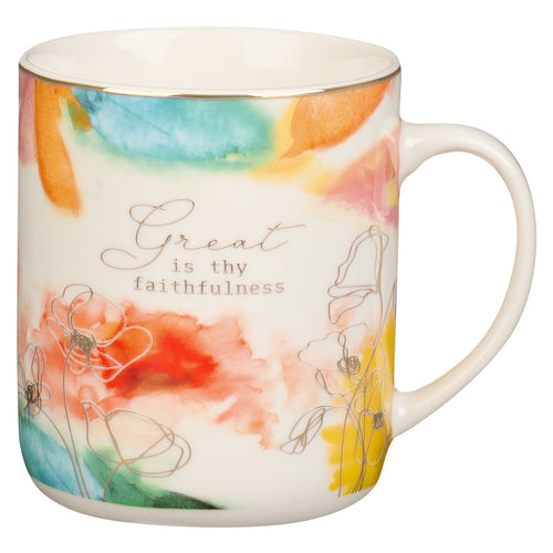 Mug - Great is Thy Faithfulness - Pastel Meadow