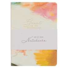 Load image into Gallery viewer, Journal - Set of 3 Notebooks - Pastel Meadow
