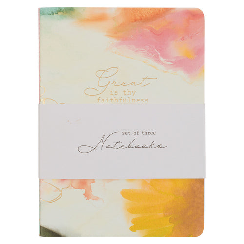 Journal - Set of 3 Notebooks - Pastel Meadow