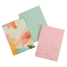 Load image into Gallery viewer, Journal - Set of 3 Notebooks - Pastel Meadow