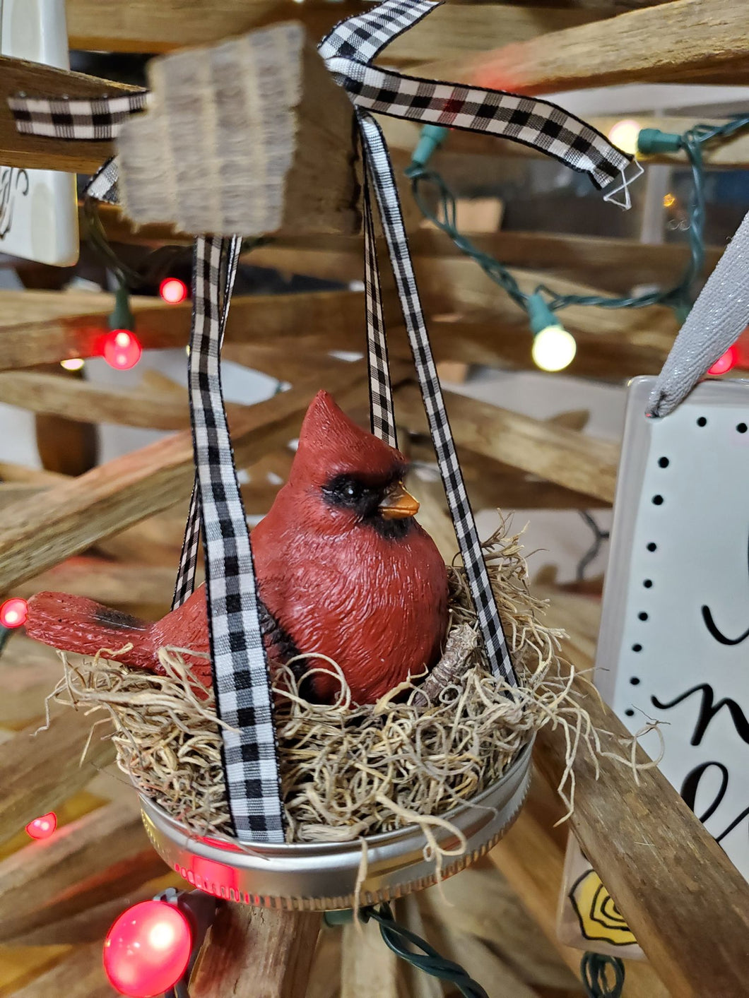 Ornament - Cardinal in Nest