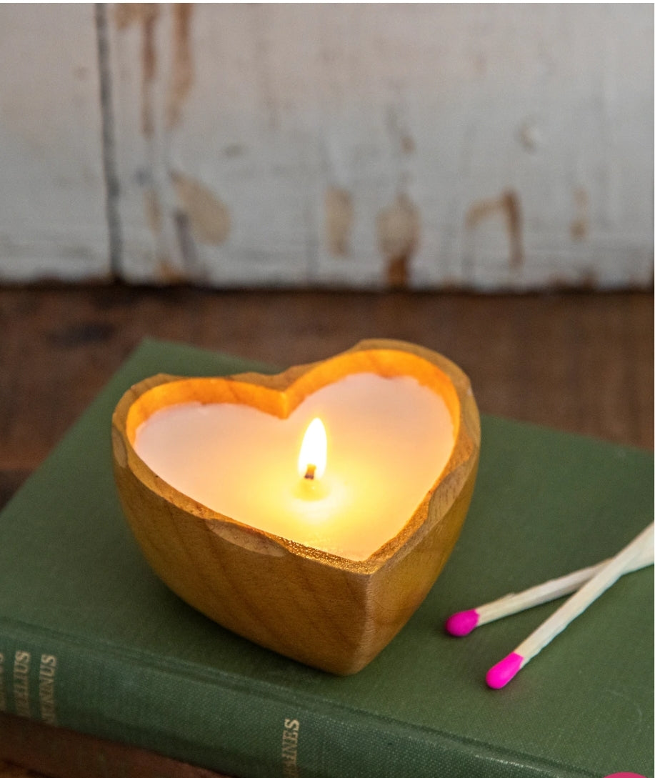Natural Life Heart Secret Message Candle - Heart Happy - Little Obsessed