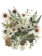Vintage Natural Stickers, 40Pcs Flowers Decorative 
