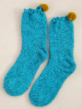 Load image into Gallery viewer, Socks - Cupcake, Gnome, Blue (Natural Life)