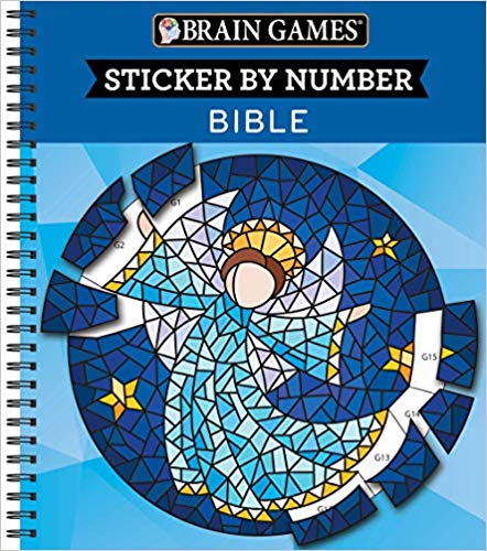 Sticker By Number - Bible (Brain Games)