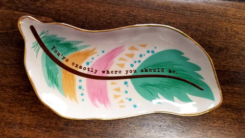Trinket Tray - Feather