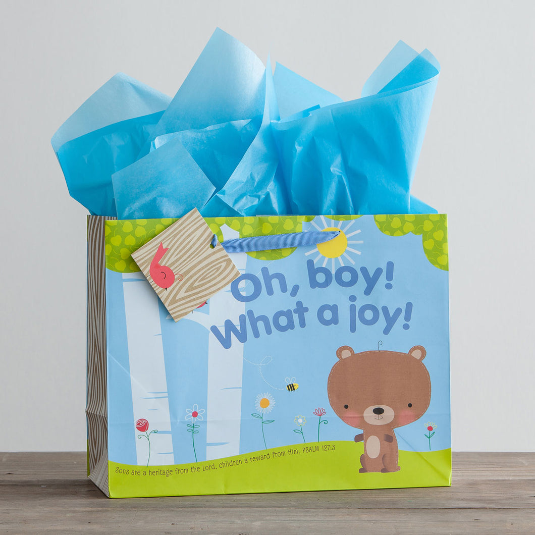 Oh, Boy! - Large Gift Bag with tissue