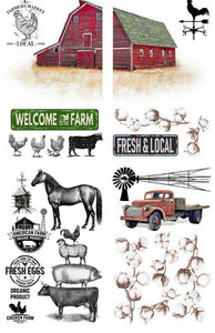 Transfer Art - On the Farm (Dixie Belle)