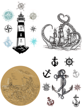 Load image into Gallery viewer, Transfer Art - Nautical Life (Dixie Belle)