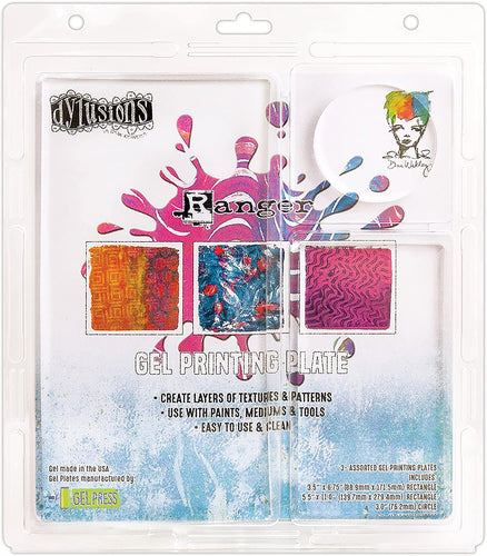 Gel Printing Plate - set of 3 assorted sizes (Ranger dylusions)