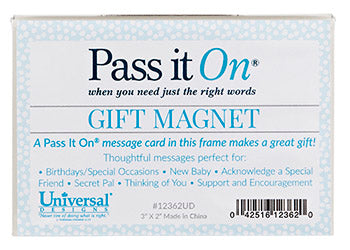Pass it On Acrylic Picture Frame - Magnetic 2x3