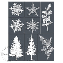 Load image into Gallery viewer, Stencil - Snowflakes (A Maker&#39;s Studio)