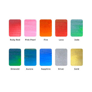 Watercolors - Metallic Set - Viviva Colorsheets (Viviva Colors)