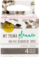 Load image into Gallery viewer, Washi Tape - My Prima Planner (Set of 4, Prima)